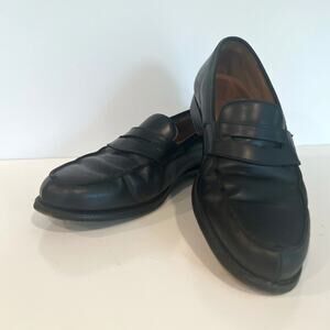 Crockett & Jones Lincoln Black Loafer Dress Casual Shoes Size 7.5 F JP